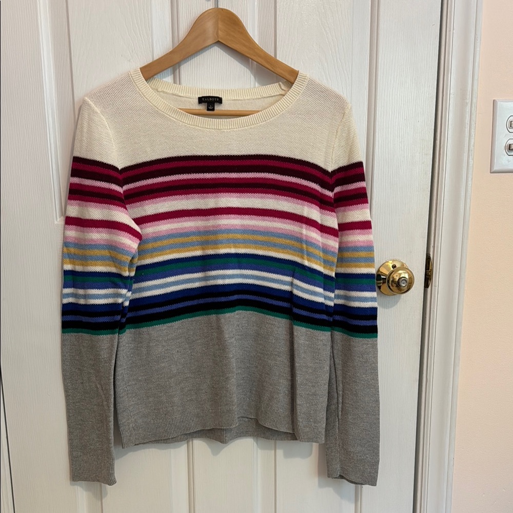 Talbots Cream Knit Sweater